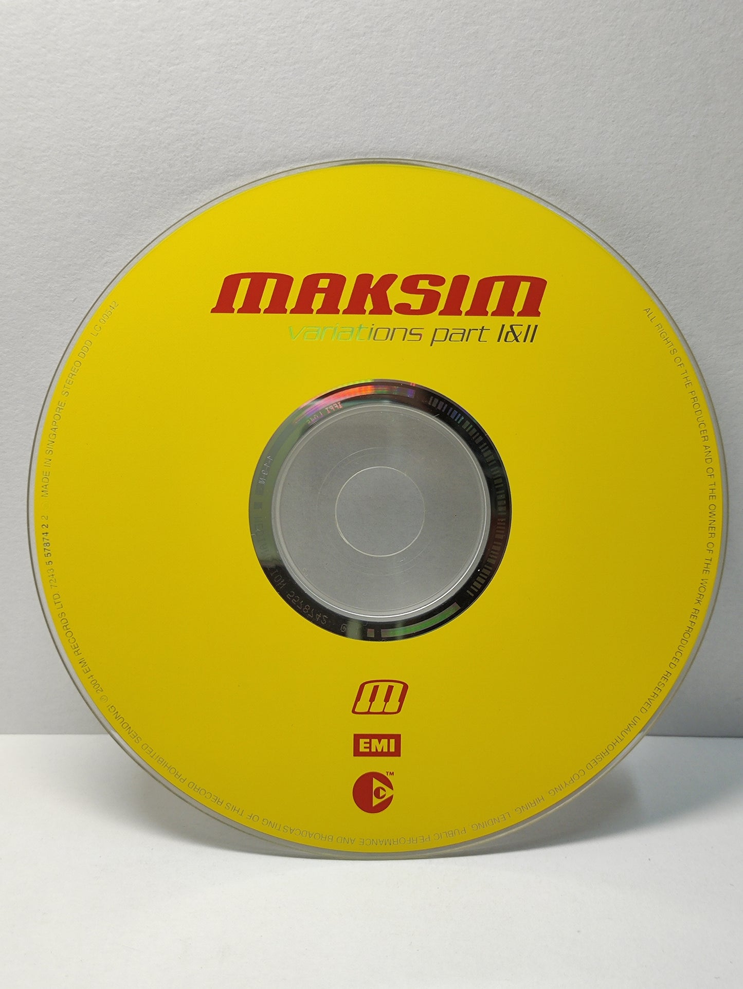 AMM25 MAKSIM VARIATIONS PART 1 & 2 CROATIAN PIANIST MAKSIM MRVICA MUSIC 2004 RARE SINGAPORE ENGLISH CD FCP257