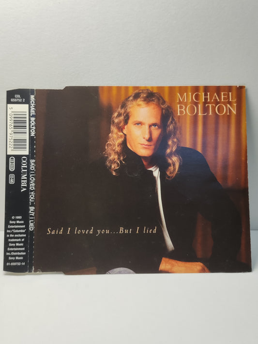 AMM25 MICHAEL BOLTON SAID I LOVED YOU ... BUT I LIED SOUL PROVIDER 1993 USA ENGLISH CD FCP262