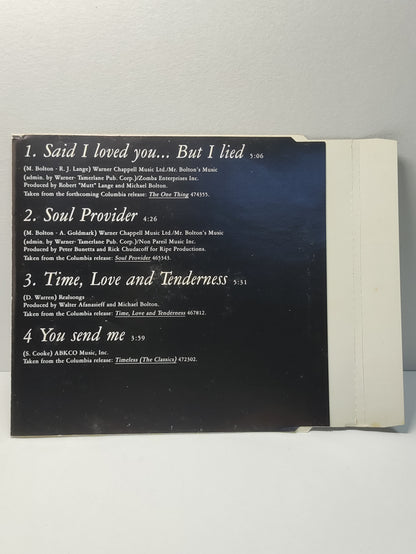 AMM25 MICHAEL BOLTON SAID I LOVED YOU ... BUT I LIED SOUL PROVIDER 1993 USA ENGLISH CD FCP262