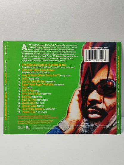 AMM25 THE BEST OF GEORGE CLINTON AND HIS FUNK FAMILY 6 DEGREES OF P-FUNK 2003 USA ENGLISH CD FCP266