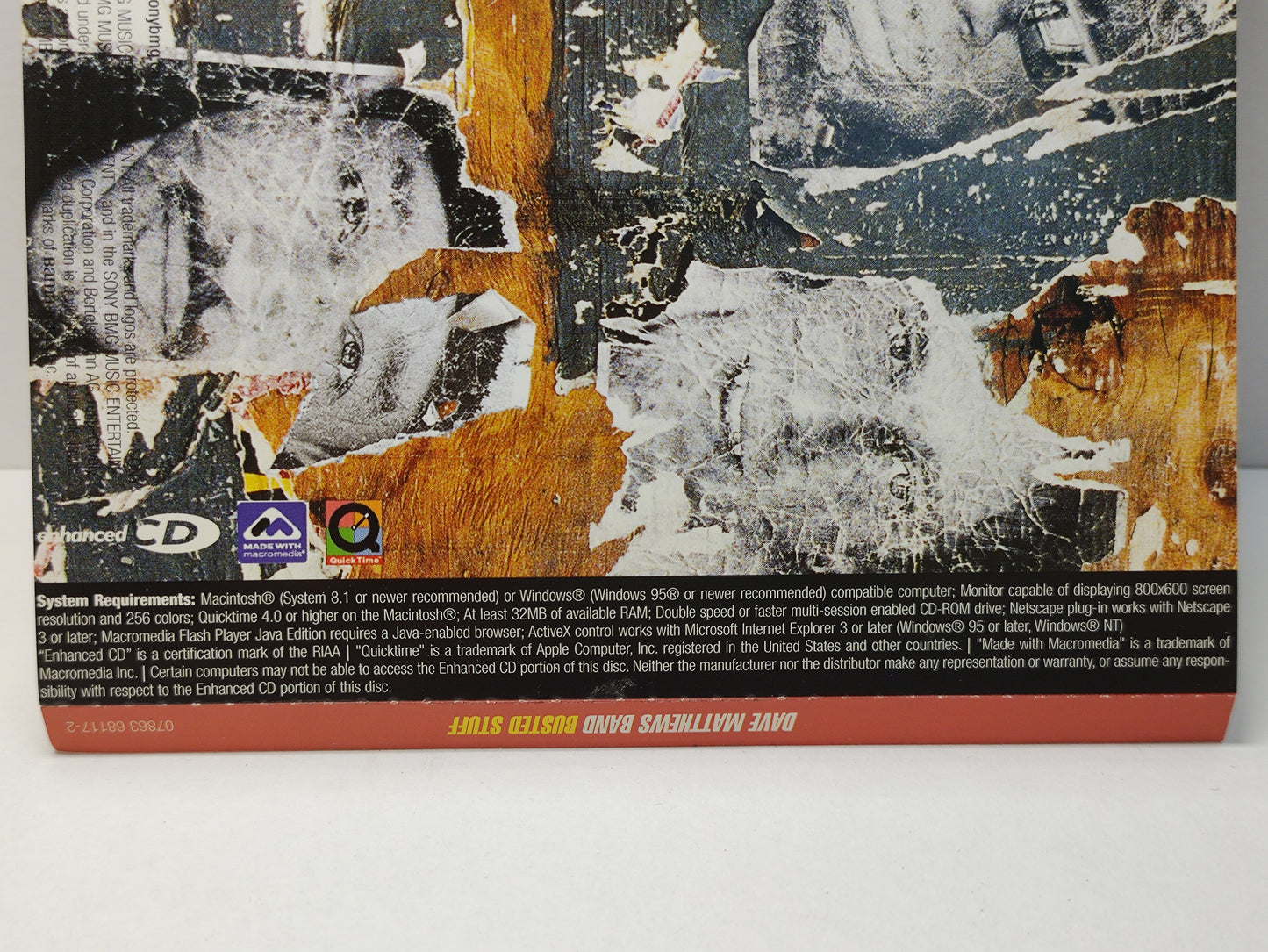 AMM25 DAVE MATTHEWS BAND BUSTED STUFF WHERE ARE YOU GOING YOU NEVER KNOW 2002 AUSTRALIA ENGLISH CD FCP268