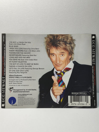 AMM25 ROD STEWART THANKS FOR THE MEMORY THE GREAT AMERICAN SONGBOOK VOL. IV 2005 CANADA ENGLISH CD FCP269
