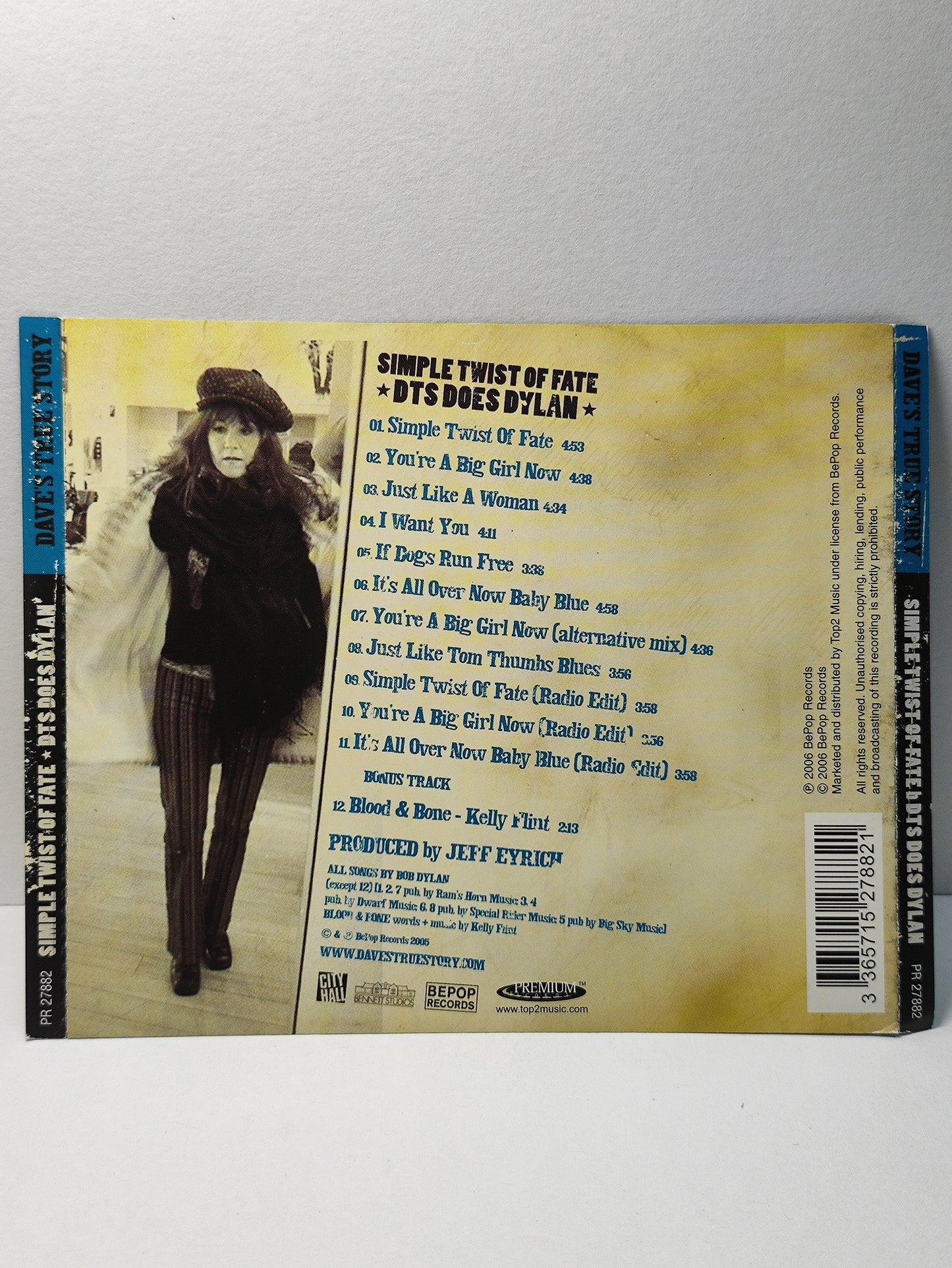 AMM25 SIMPLE TWIST OF FATE DTS DOES DYLAN DAVE’S TRUE STORY 2006 USA ENGLISH CD FCP271