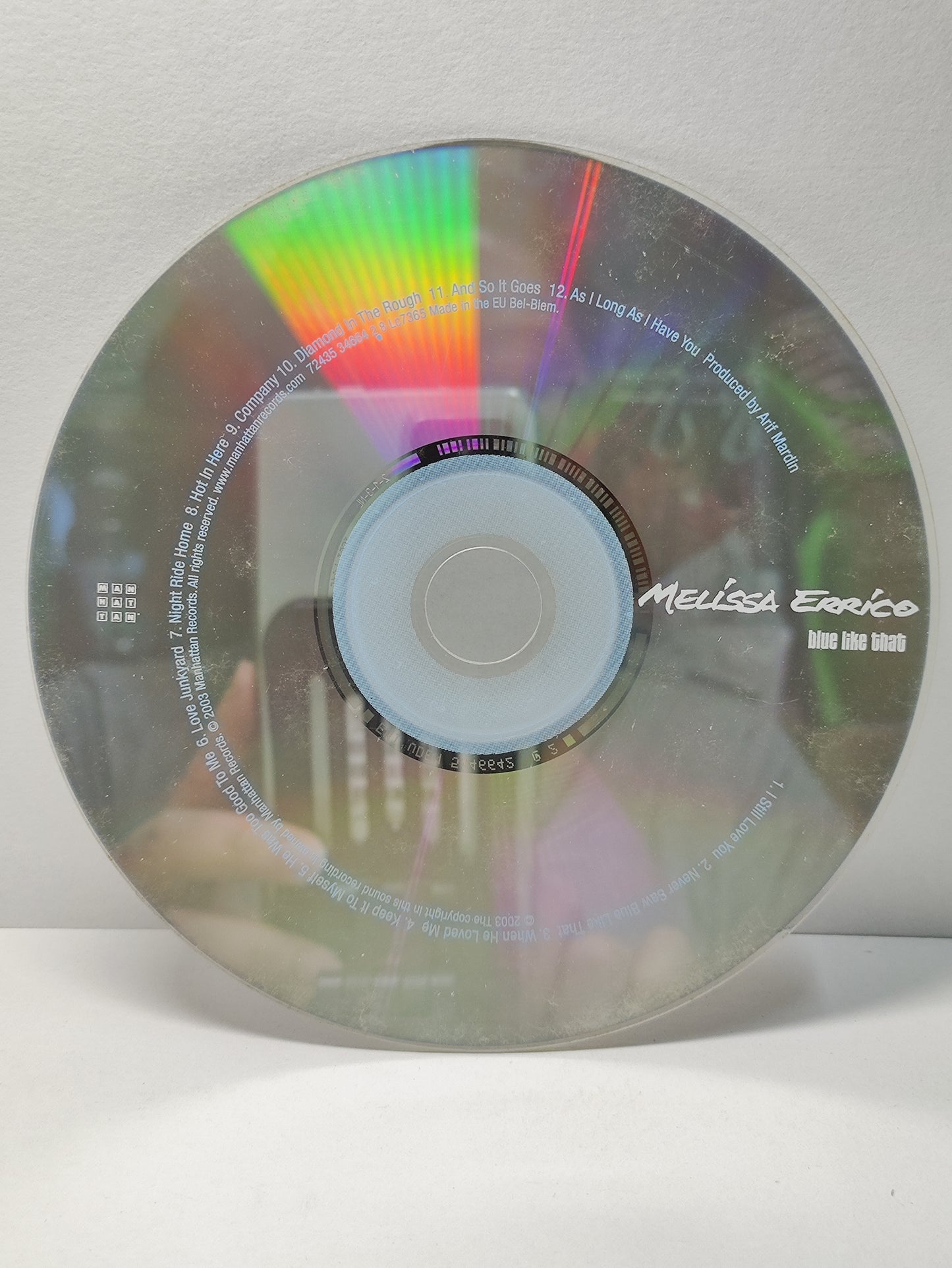 AMM25 MELISSA ERRICO BLUE LIKE THAT I STILL LOVE YOU KEEEP IT TO YOURSELF 2003 EU ENGLISH CD FCP274