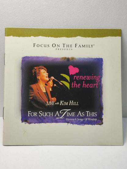 AMM25 LIVE WITH KIM HILL FOR SUCH A TIME AS THIS Hymns & Songs Of Worship 1999 USA ENGLISH CD FCP279