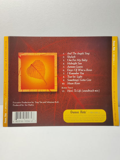 AMM25 JACINTHA AUTUMN LEAVES THE SONGS OF JOHNNY MERCER HERE’S TO LIFE 1999 USA ENGLISH CD FCP284