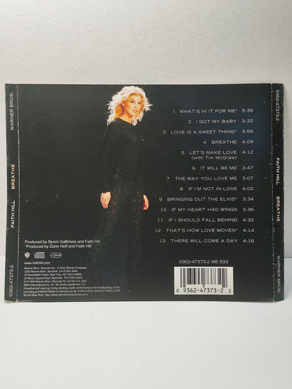 AMM25 FAITH HILL BREATHE WHAT'S IN IT FOR ME I GOT MY BABY 1999 GERMANY ENGLISH CD FCP288