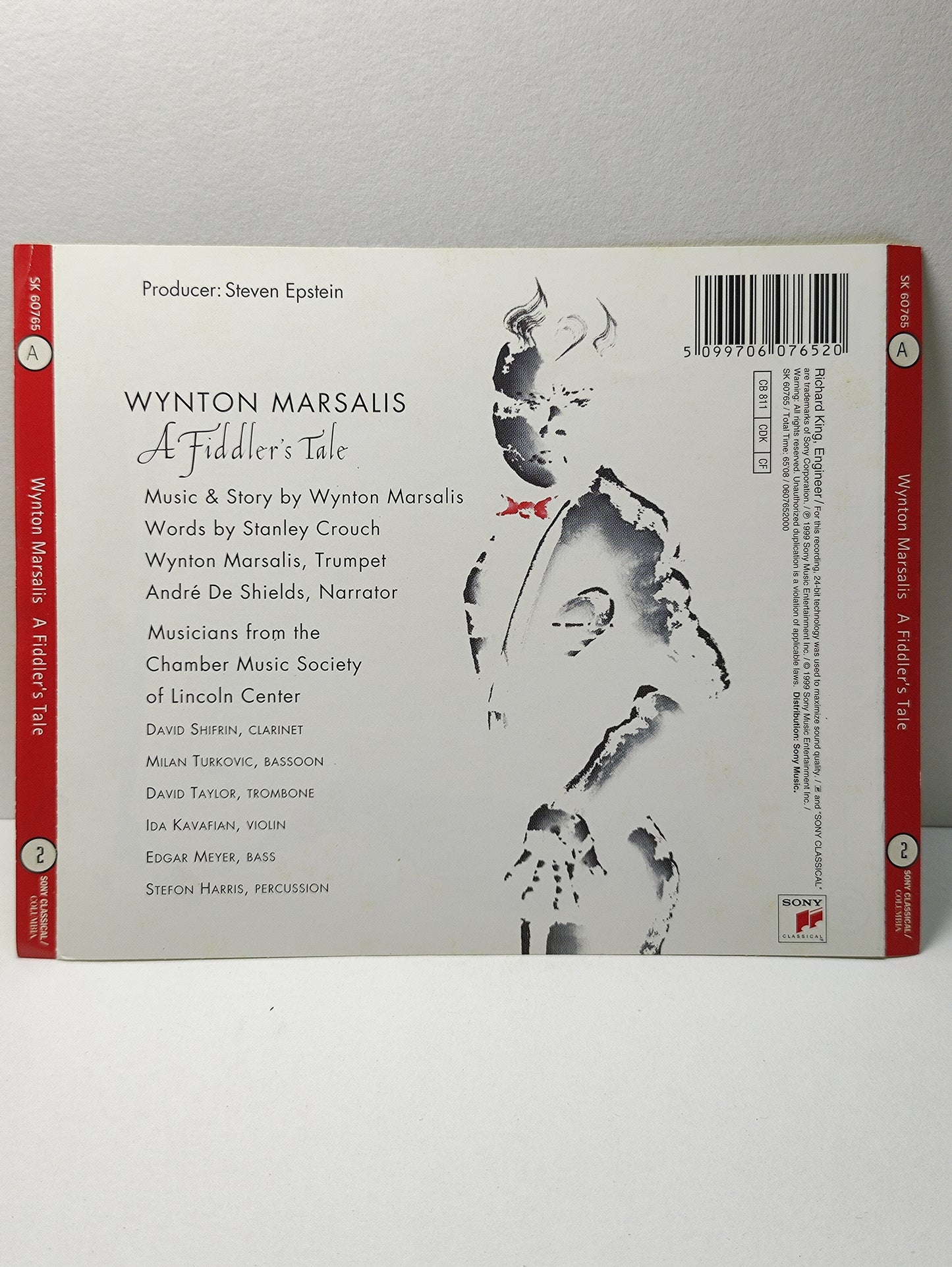 AMM25 WYNTON MARSALIS A Fiddler's Tale SWINGING INTO THE 21st 1999 AUSTRIA ENGLISH CD FCP290