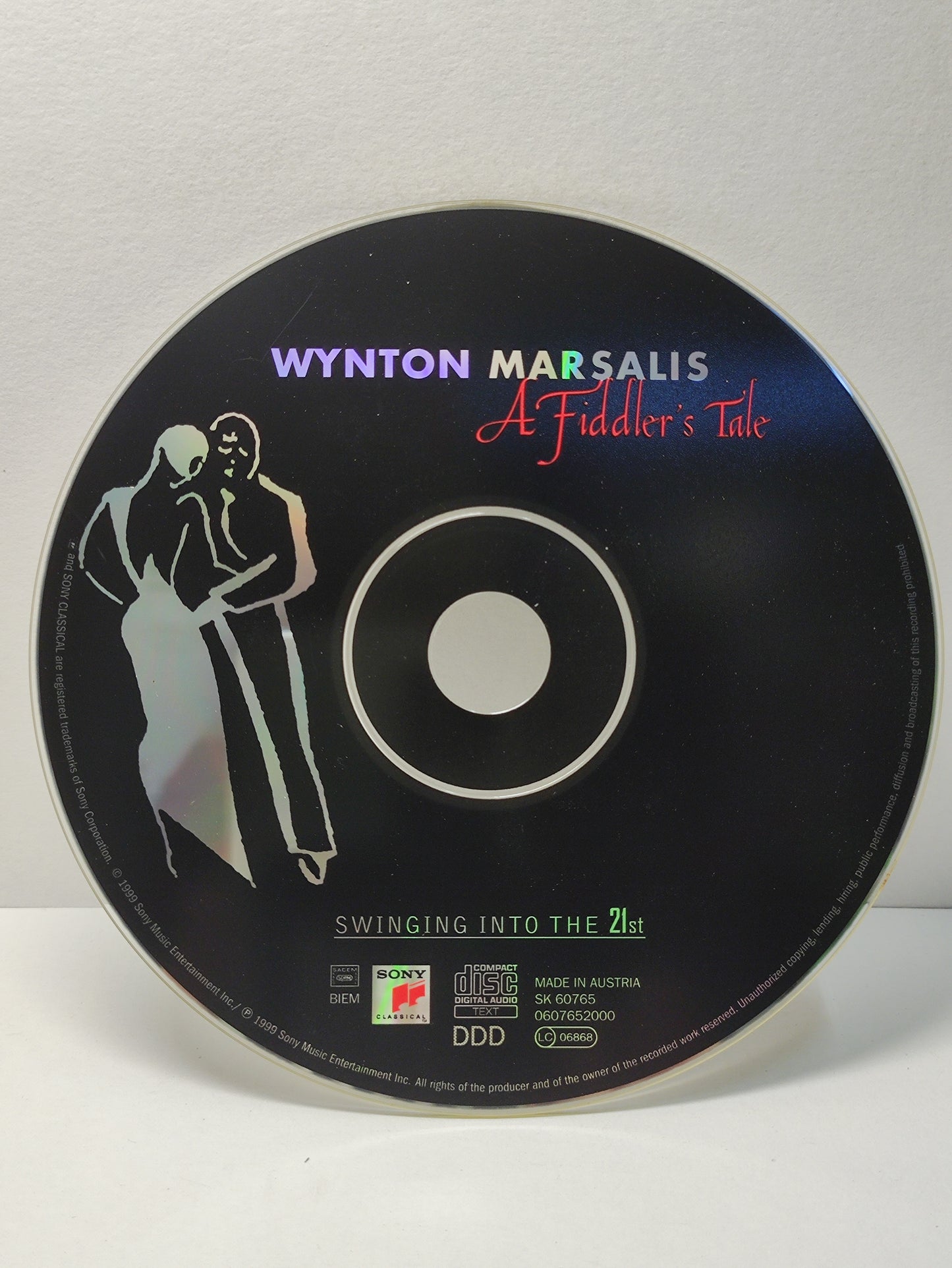 AMM25 WYNTON MARSALIS A Fiddler's Tale SWINGING INTO THE 21st 1999 AUSTRIA ENGLISH CD FCP290
