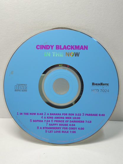 AMM25 CINDY BLACKMAN IN THE NOW RAVI COLTRANE JACKY TERRASSON RON CARTER 1998 USA ENGLISH CD FCP292