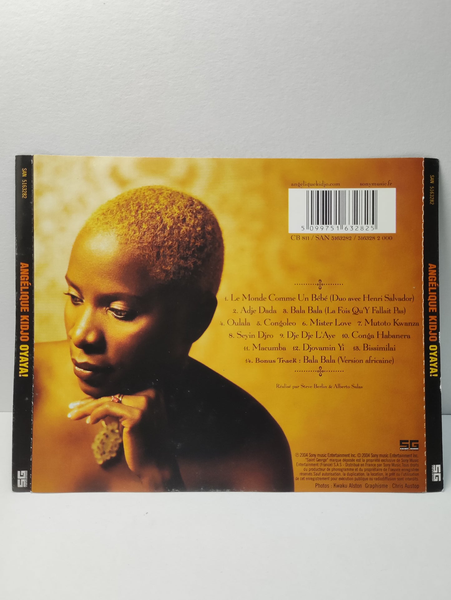 AMM25 ANGÉLIQUE KIDJO OYAYA! MISTER LOVE MACUMBA 2004 FRANCE ENGLISH CD FCP293