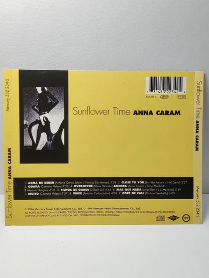 AMM25 ANNA CARAM SUNFLOWER TIME CLOSE TO YOU OVERJOYED 1996 USA ENGLISH CD FCP294