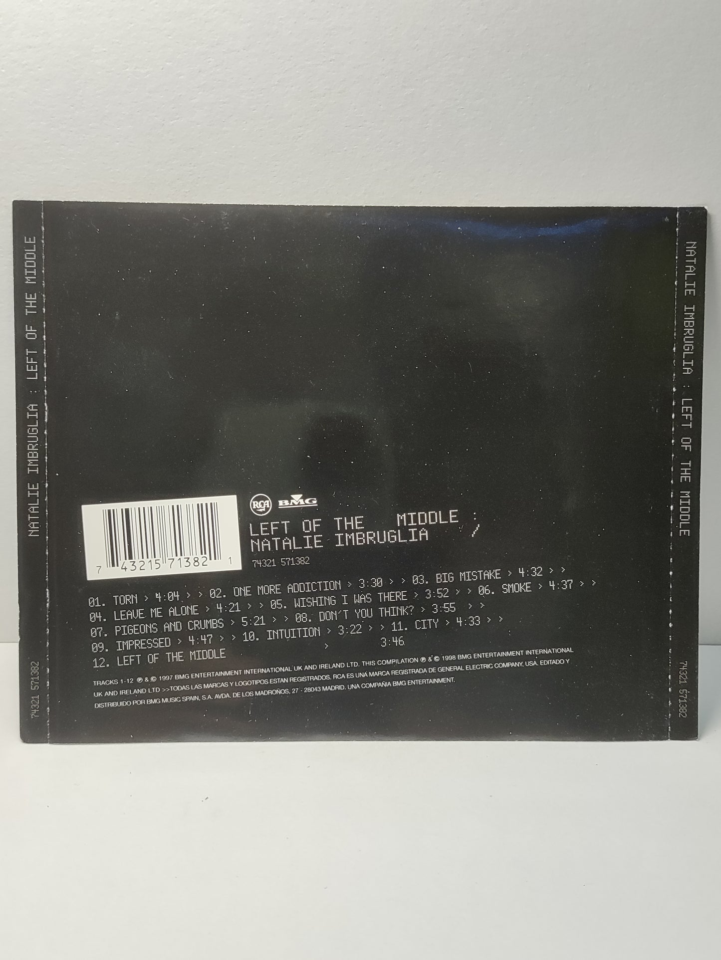 AMM25 NATALIE IMBRUGLIA LEFT OF THE MIDDLE ONE MORE ADDICTION 1998 UK ENGLISH CD FCP295