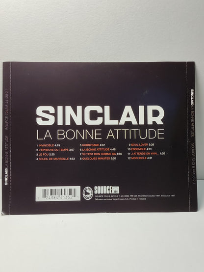 AMM25 SINCLAIR LA BONNE ATTITUDE INVINCIBLE HURRYCANE 1997 HOLLAND ENGLISH CD FCP297
