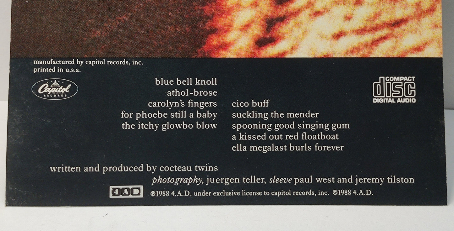 AMM25 COCTEAU TWINS BLUE BELL KNOLL CAROLYN’S FINGERS CICO BUFF 1988 USA  ENGLISH CD FCP298