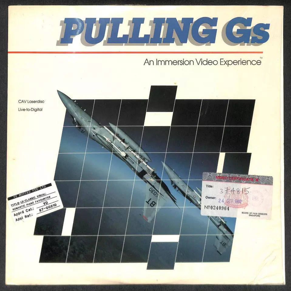 Pulling Gs Music Of William S. Weisbach Airforce Pilot English Laserdisc LD1447