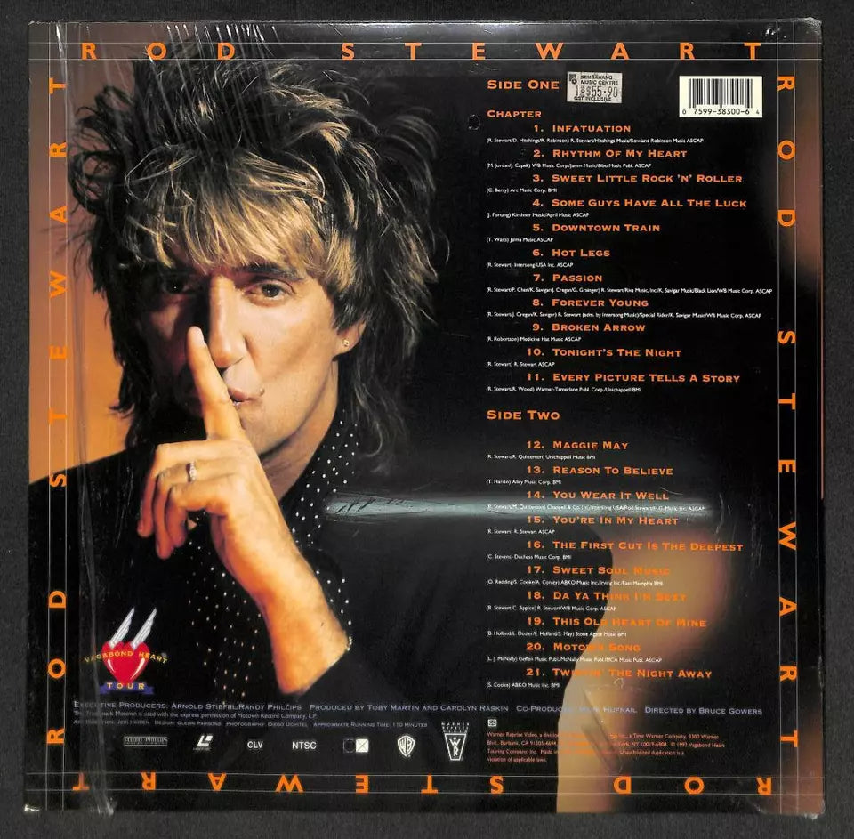 Rod Stewart Vagabond Heart Tour USA English  Laserdisc LD1480