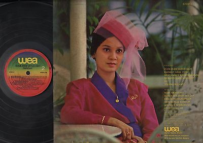 Malay Diva Faridah Diam Diam Jatuh Hati 1979 WEA Singapore 12" LP MLP216